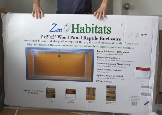 Zen Habitats4x2x2 Reptile Enclosure Packs Flat